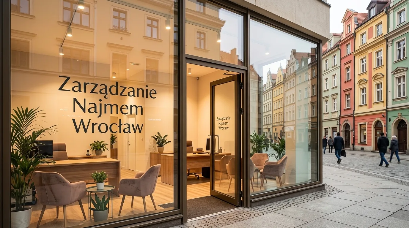 Nowoczesne biuro „Zarządzanie Najmem Wrocław” – profesjonalna firma zarządzająca najmem. Sprawdź, kiedy opłaca się zarządzanie najmem, jaki jest koszt zarządzania najmem i co obejmuje kompleksowa obsługa wynajmu mieszkania.